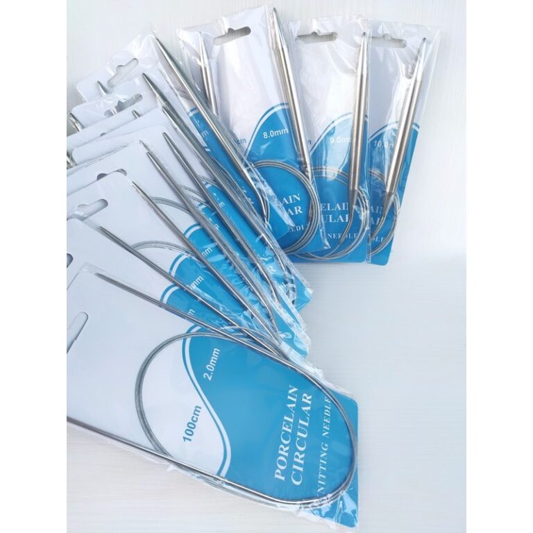 Кругові спиці для в'язання на тросі 100 см Купити з доставкою по Україні