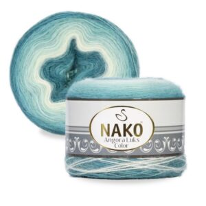 Секционная пряжа Nako Angora Luks Color