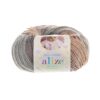 Alize Baby Wool Batik, Цвет № 4726: 4726 Бежево-серый меланж