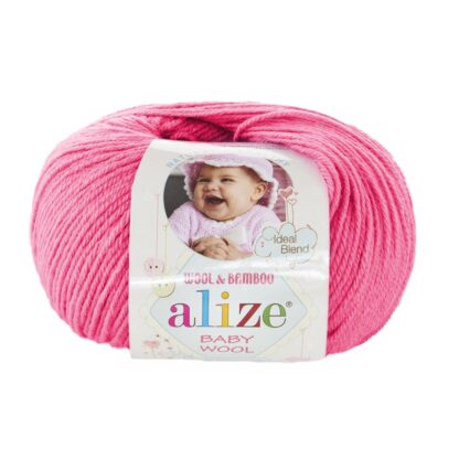 Alize Baby Wool 33 Темно-рожевий