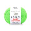 Gazzal Baby Cotton, Колір № 3427: Салатовий неон