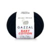 Gazzal Baby Cotton, Колір № 3433: Чорний