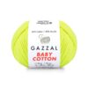 Gazzal Baby Cotton, Колір № 3462: Жовтий неон