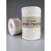 Цвет № 1311 | Светло-молочный | YarnArt Papiro Twisted (Рафия крученая) YarnArt Papiro Twisted (Рафия крученая), Цвет № 1311: Светло-молочный