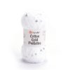 YarnArt Cotton Gold Paillettes, Цвет № 7102: Белый