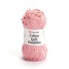 YarnArt Cotton Gold Paillettes, Цвет № 7108: Кораловый