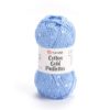 YarnArt Cotton Gold Paillettes, Цвет № 7110: Голубой